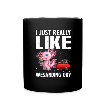 Car painter offer for coachbuilders - Full Colour Mug - black - Front