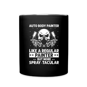 Car painter for body technicians - Full Colour Mug - black - Front