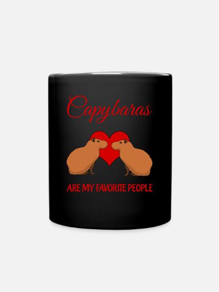 Capybaras Capybara - Mug uni - noir