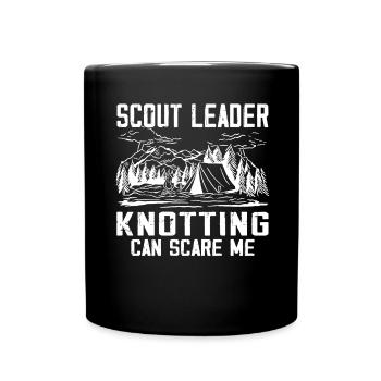 Camping Scoutisme - Drôle de guide scout - Mug uni - noir - Devant