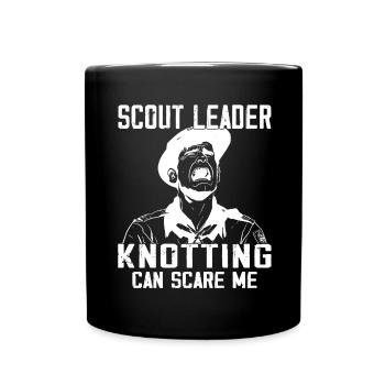 Camping Scoutisme - Drôle de guide scout - Mug uni - noir - Devant