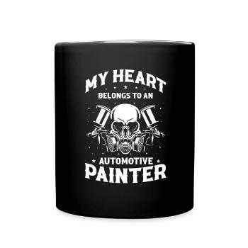 Car painter for body technicians - Full Colour Mug - black - Front