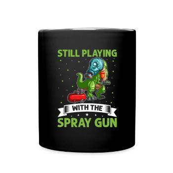 Car painter offer for coachbuilders - Full Colour Mug - black - Front