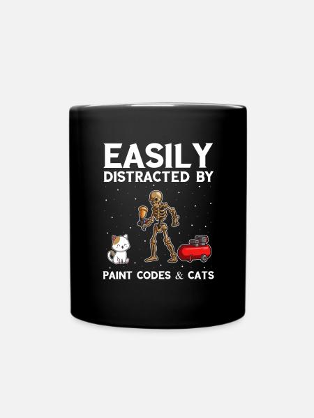 Autolackierer Angebot für Autolackierer - Tasse einfarbig - Schwarz