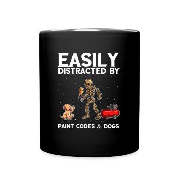 Car painter offer for coachbuilders - Full Colour Mug - black - Front