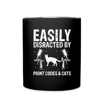 Car Painter Offer for Car Painters - Full Colour Mug - black - Front