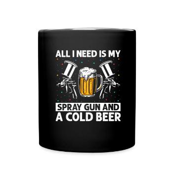 Offre Car Painter pour les carrossiers - Mug uni - noir - Devant