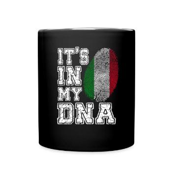 DNA Italie - Mug uni - noir - Devant