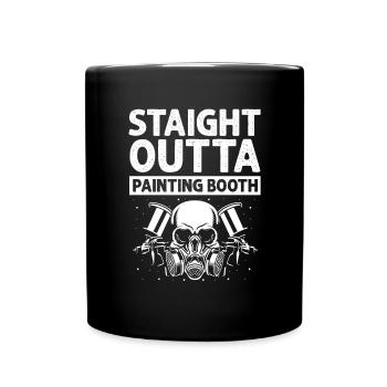 Dicton de carrossier pour les peintres automobiles - Mug uni - noir - Devant
