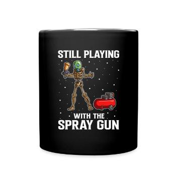 Car painter for body technicians - Full Colour Mug - black - Front