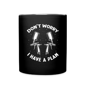 Car Painter for Car Painter for Car Detailer - Full Colour Mug - black - Front