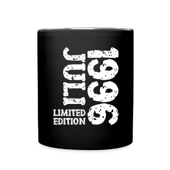 1996 July Limited Edition Birthday Gift - Full Colour Mug - black - Front