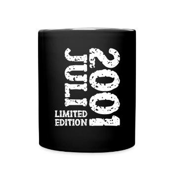 2001 Juillet Édition Limitée Cadeau d’anniversaire - Mug uni - noir - Devant