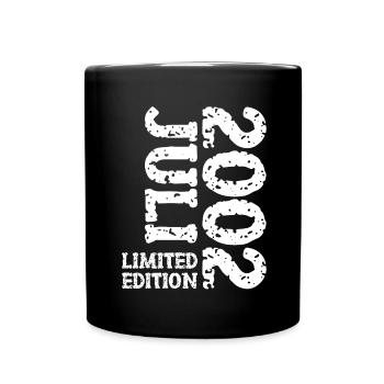 2002 July Limited Edition Birthday Gift - Full Colour Mug - black - Front