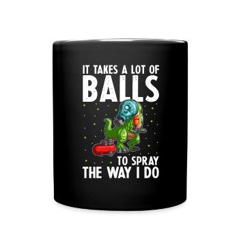 Body Technician Saying for Car Painter - Full Colour Mug - black - Front