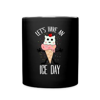 Crème glacée Nice Day Sundae - Mug uni - noir - Devant