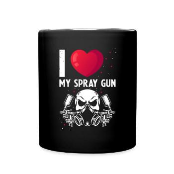 Peintre automobile pour carrossiers - Mug uni - noir - Devant