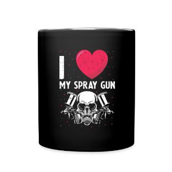 Car Painter for Car Painter for Car Detailer - Full Colour Mug - black - Front