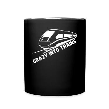 Railroad Railroad Railroad Tracks - Full Colour Mug - black - Front