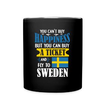 TicketSweden - Full Colour Mug - black - Front