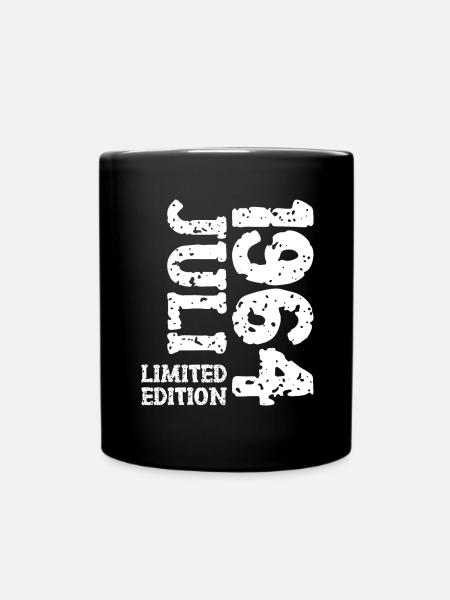 1964 Juli Limited Edition Geburtstag Geschenk - Tasse einfarbig - Schwarz