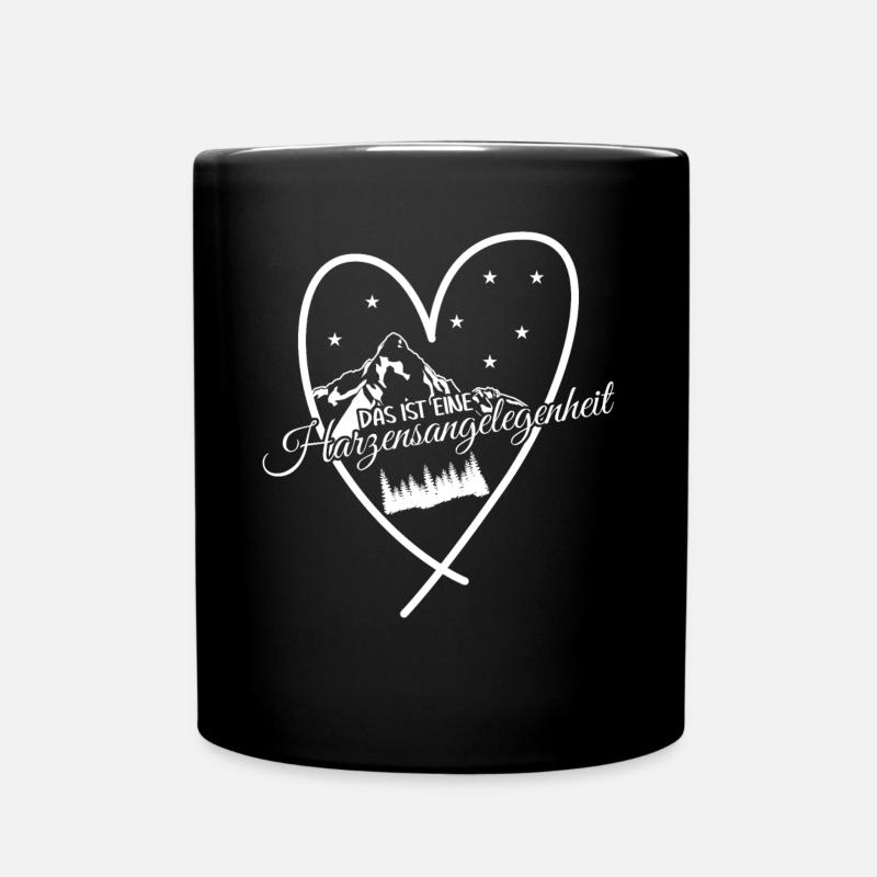 Harz Wandern Wanderung Harzer Brocken - Tasse einfarbig - Schwarz
