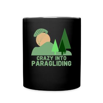 Parapente Parapente Gleitschirm - Mug uni - noir - Devant