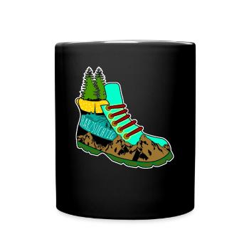 Harz Randonnée Randonnée Brocken - Mug uni - noir - Devant