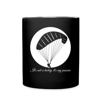 Parapente Parapente Gleitsegeln - Mug uni - noir - Devant