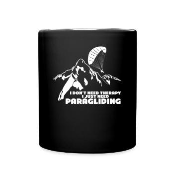 Gleitsegeln Parapente Parapente - Mug uni - noir - Devant