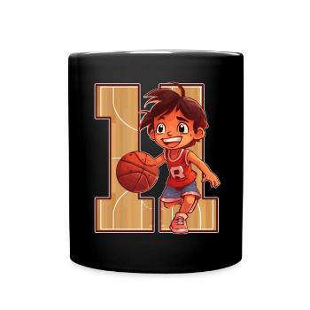 Anniversaire de basketball - Garçon de 11 ans - - Mug uni - noir - Devant