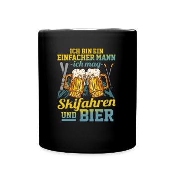 front 63501602773416857 - Tasse einfarbig - Schwarz - Vorne