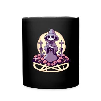Pastel Goth Kawaii Gruseliger Und Süßer Death - Tasse einfarbig - Schwarz - Vorne