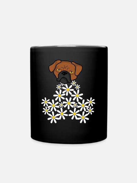 Marguerite Chien De Fleurs - Mug uni - noir