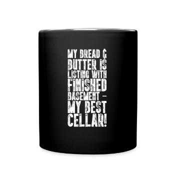 82721608540445495 avant - Mug uni - noir - Devant