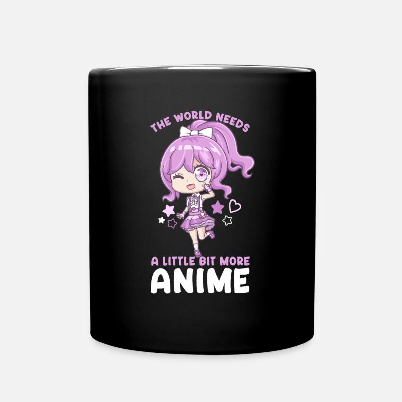 Le monde a besoin d’un peu plus d’anime I kawaii - Mug uni - noir