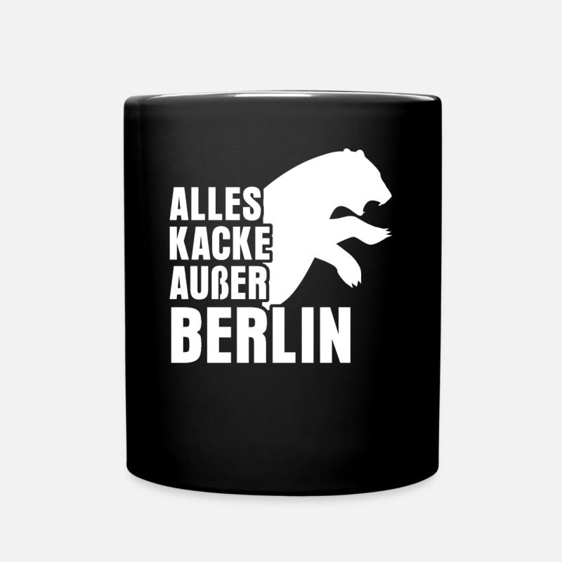 Berlin Spandau Berliner - Tasse einfarbig - Schwarz