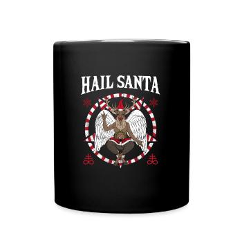 I Pentagramme du diable satanique - Mug uni - noir - Devant