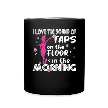 Tap Dance - Clogging Dance - Funny Tap Dancing - Tasse einfarbig - Schwarz - Vorne