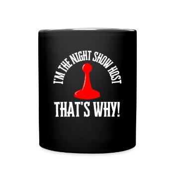 Game Night Host Question Game Night - Full Colour Mug - black - Front