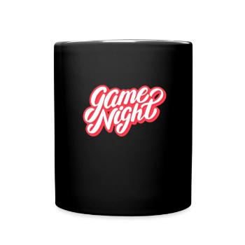 Game Night Host Question Game Night - Full Colour Mug - black - Front