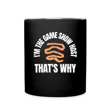 Game Night Host Question Game Night - Full Colour Mug - black - Front