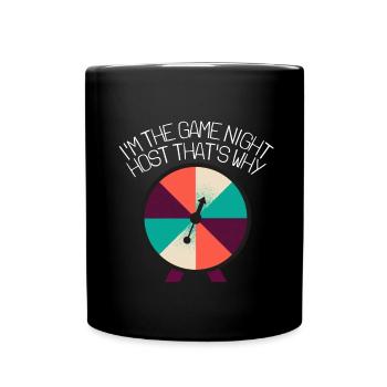 Game Night Host Question Game Night - Full Colour Mug - black - Front