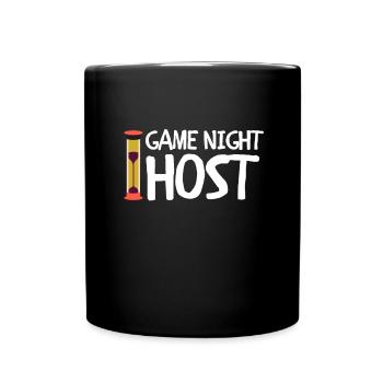 Game Night Host Question Game Night - Full Colour Mug - black - Front