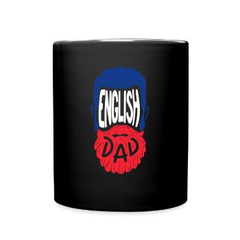 English Dad - Tasse einfarbig - Schwarz - Vorne