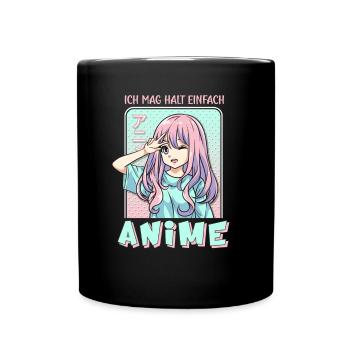 front 27691647202220029 - Tasse einfarbig - Schwarz - Vorne