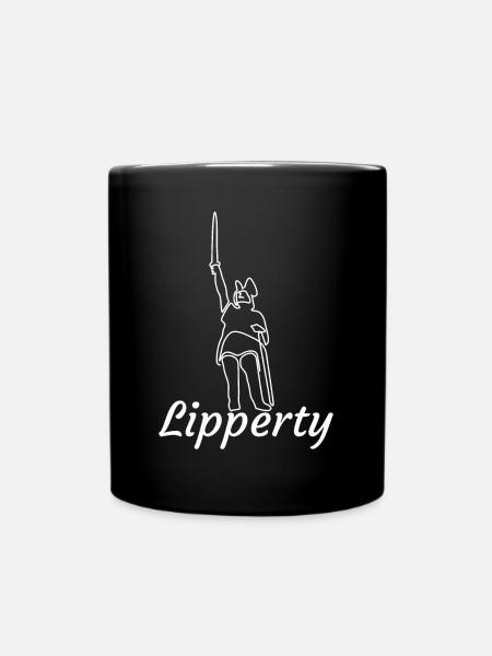 Hermannsdenkmal Lipperty - Tasse einfarbig - Schwarz