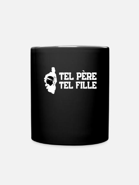 Corse Corsu Corssica 2B Head De Maure Corsica - Tasse einfarbig - Schwarz