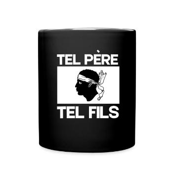 Corse Corsu Corssica 2B Head De Maure Corsica - Full Colour Mug - black - Front