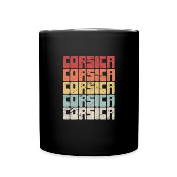 Corse Corsu Corssica 2B Head De Maure Corsica - Full Colour Mug - black - Front